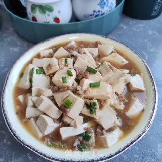 肉末炖豆腐的做法步骤：8