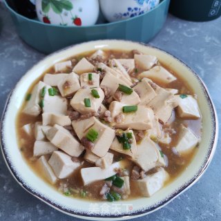 肉末炖豆腐的做法步骤：9